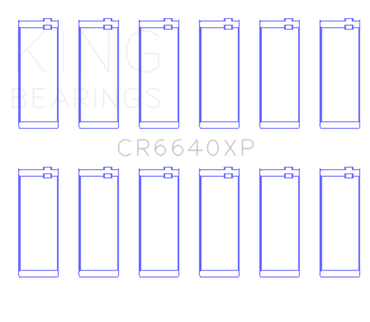 King BMW M20/M50 2.0L/2.5L/2.7L Performance Rod Bearing Set - Size STD