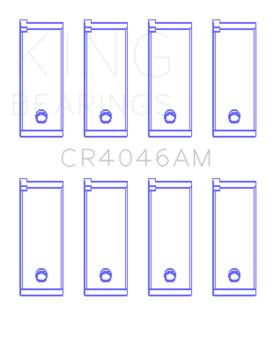 King Acura D16A1 Rod Bearing Set - Size STD
