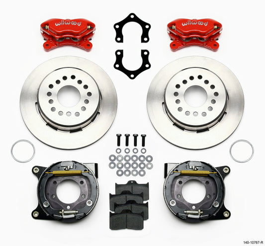 Wilwood Forged Dynalite P/S Park Brake Kit Mopar/Dana 2.50in Off w/Snap Ring Bearing