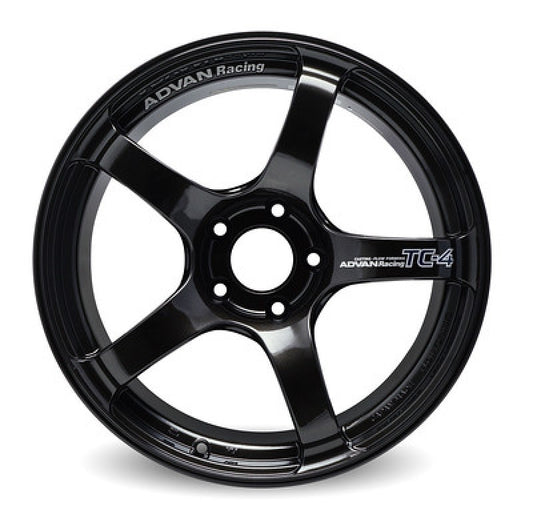 Advan TC4 16x8.0 +35 5x114.3 Black Gunmetallic Wheel (No Ring)