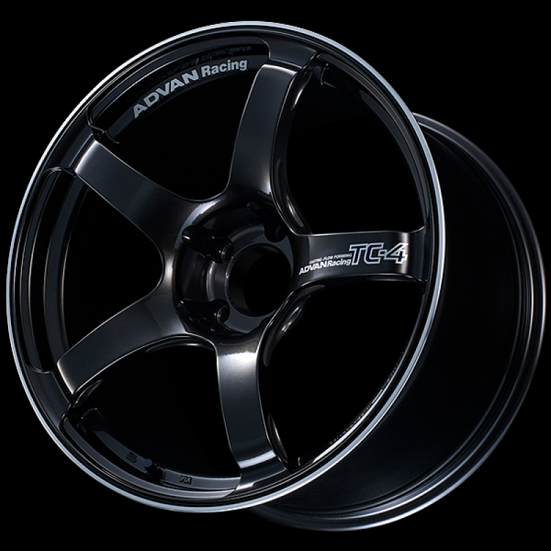 Advan TC4 18x8 +45 5x120 Racing Black Gunmetallic and Ring Wheel