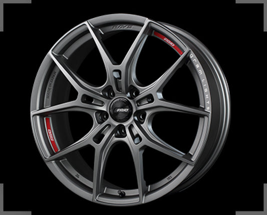 Gram Lights 57FXZ Overseas 19x8.5 +45 5x114.3 Matte Graphite w/Machining Wheel