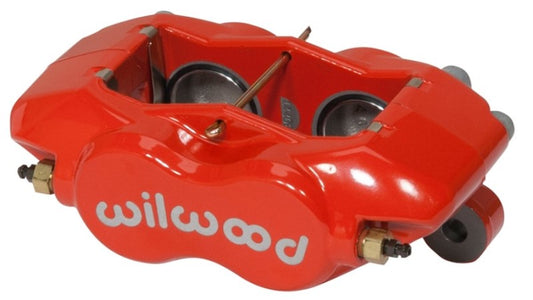 Wilwood Caliper-Forged Dynalite w/Dust Seal-Red 1.38in Pistons .81in Disc
