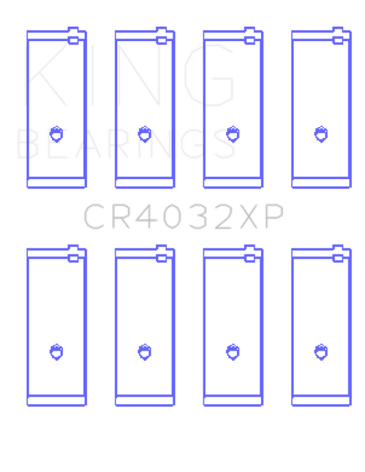 King Toyota 4AGE 4AGZE 16V 1.6L Performance Rod Bearing Set - Size STD