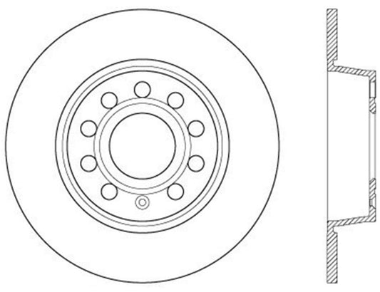 StopTech Slotted & Drilled Sport Brake Rotor