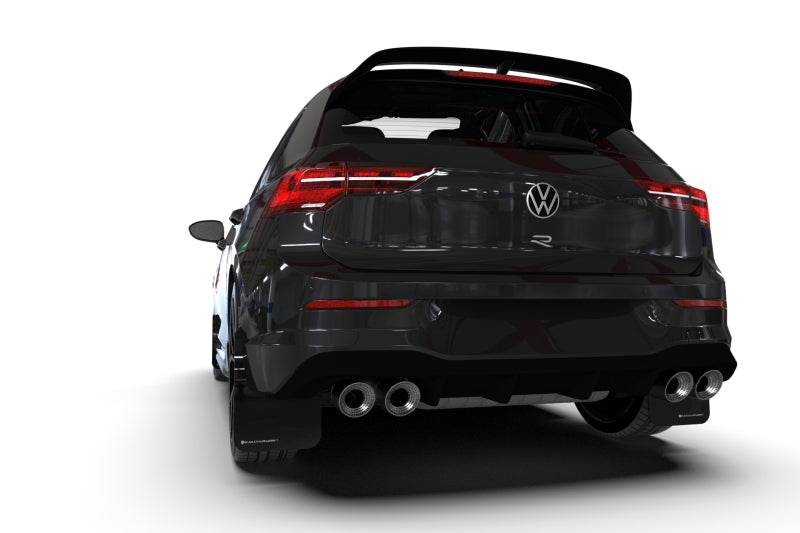 Rally Armor 22-25 VW MK8 Golf GTI/R Black UR Mud Flap w/Blue Logo