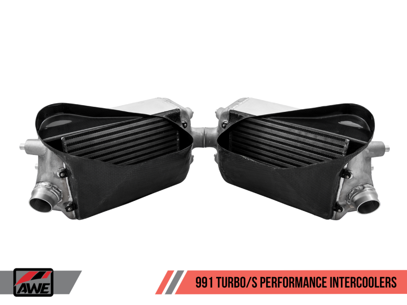 AWE Tuning Porsche 991 (991.2) Turbo/Turbo S Performance Intercooler Kit
