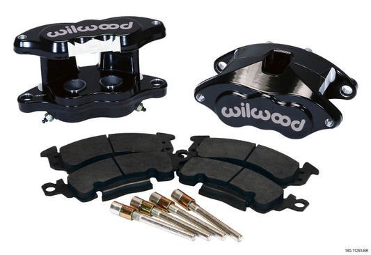 Wilwood D52 Rear Caliper Kit - Black Powder 1.25 / 1.25in Piston 1.04in Rotor