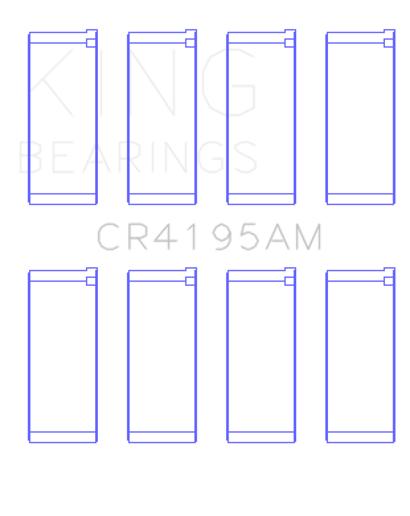 King Chrysler 420A Connecting Rod Bearing Set - Size STD