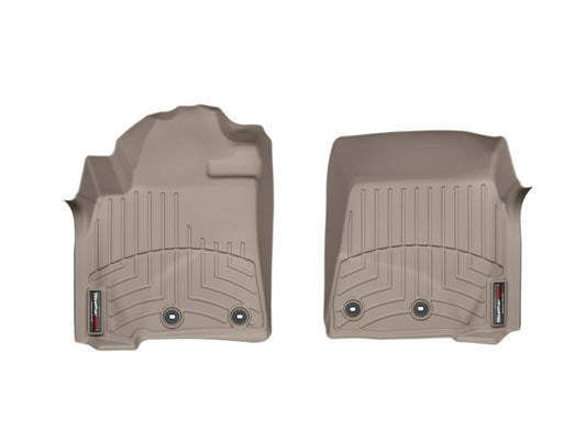 WeatherTech 12-13 Toyota Land Cruiser Front FloorLiner - Tan