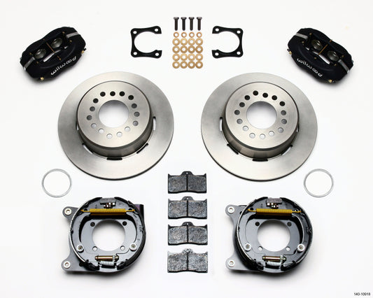 Wilwood Forged Dynalite P/S Park Brake Kit Chevy 12 Bolt-Spec 3.15in Bearing Staggered mt
