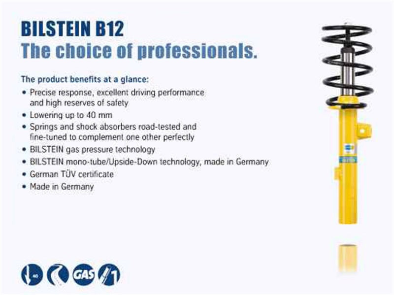 Bilstein B12 2009 Audi A4 Quattro Base Front and Rear Suspension Kit