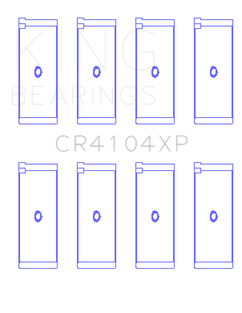 King Audi/VW 83-03 1.6L/1.8L/2.0L Performance Rod Bearing Set - Size STDX