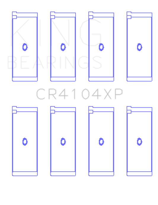 King Audi/VW 83-03 1.6L/1.8L/2.0L Performance Rod Bearing Set - Size STDX