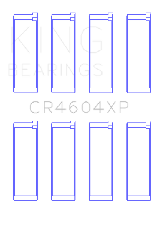 King 07-09 Mazdaspeed 3 L3-VDT MZR DISI (t) Duratec High Performance Rod Bearing Set - Size +.025mm