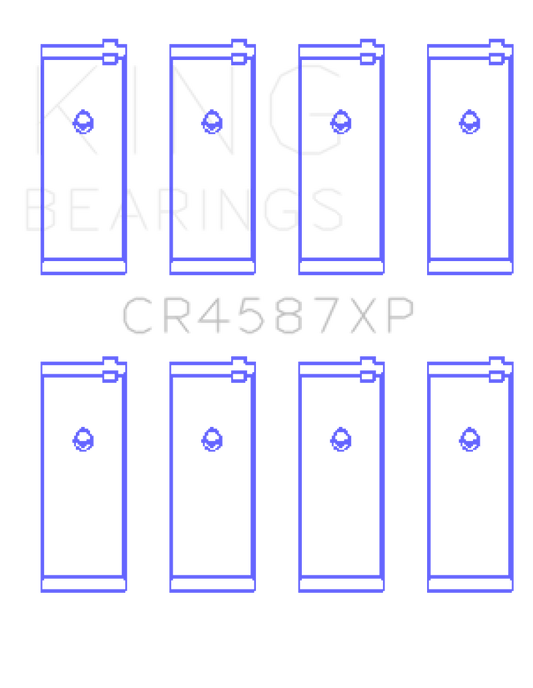 King Engine Bearings Nissan SR20DET (GTiR FWD) 16V Performance Rod Bearing Set - Size STD