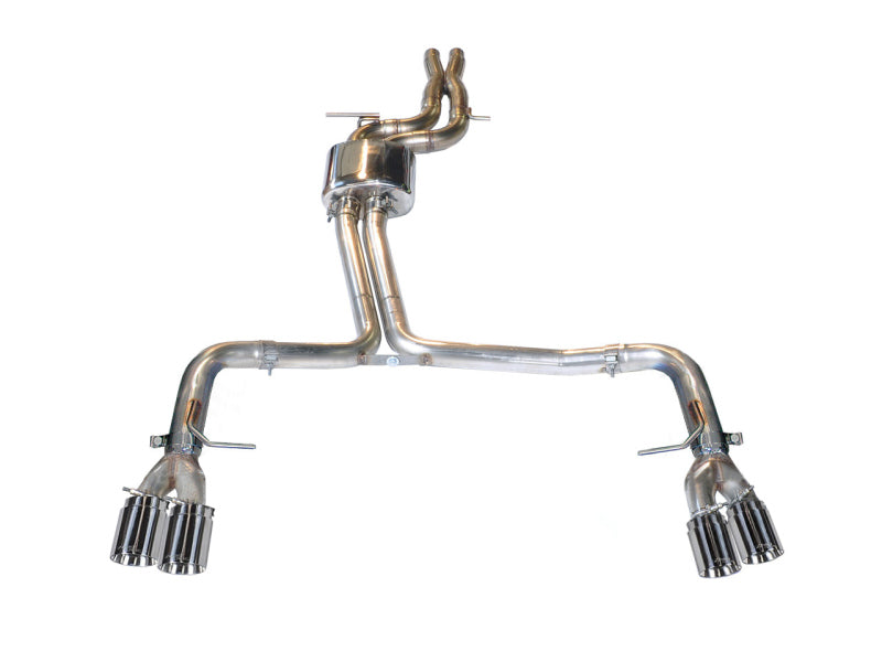 AWE Tuning Audi B8.5 S5 3.0T Track Edition Exhaust - Chrome Silver Tips (102mm)