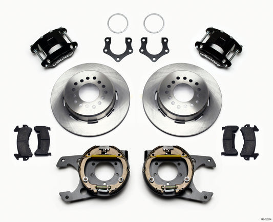 Wilwood D154 P/S Park Brake Kit Mopar/Dana 2.36in Off w/Snap Ring Bearing