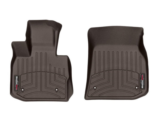 WeatherTech 2018+ BMW X3 Front FloorLiners - Cocoa